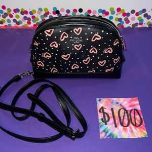 Coach crossbody with hearts